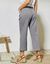 Rechte 7/8-broek met stretch (grijs)