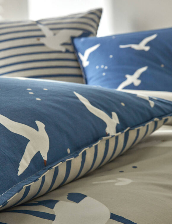 Linge de lit Plage - coton (gris)