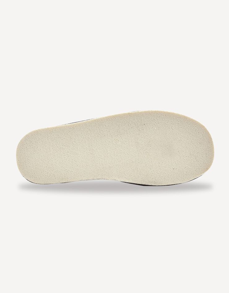 Mules homme silencieuses fourrées laine, carreaux marine Mules homme silencieuses fourrées laine, carreaux marine, hi-res image number 5