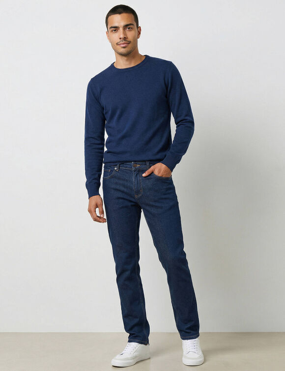 Pull uni col rond (marine)