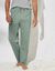 Pantalon pyjama uni vert (vert)