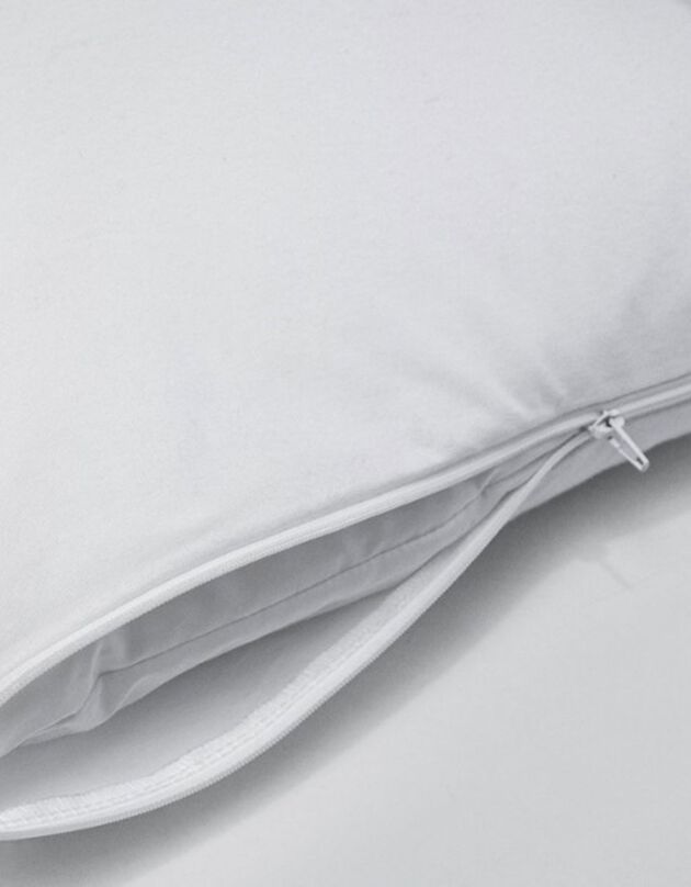 Ultra-absorberende ondersloop als hoofdkussenbeschermer (wit)