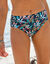 Culotte de bain imprimée haute Melosa (bleu)