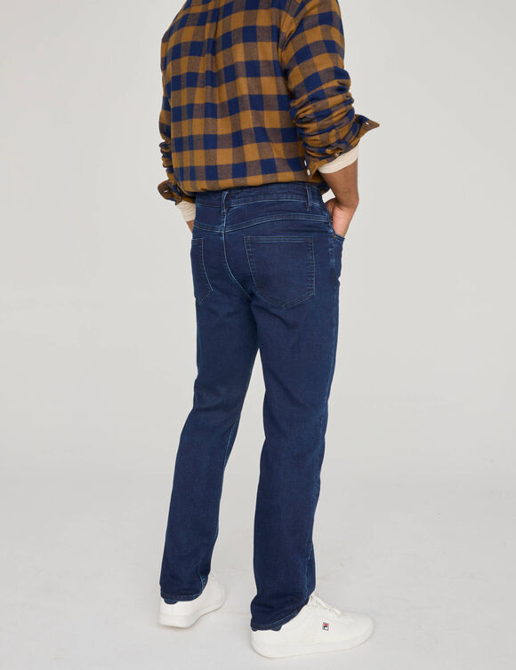 Pantalon effet jean denim ultra stretch - L32 (dark blue)