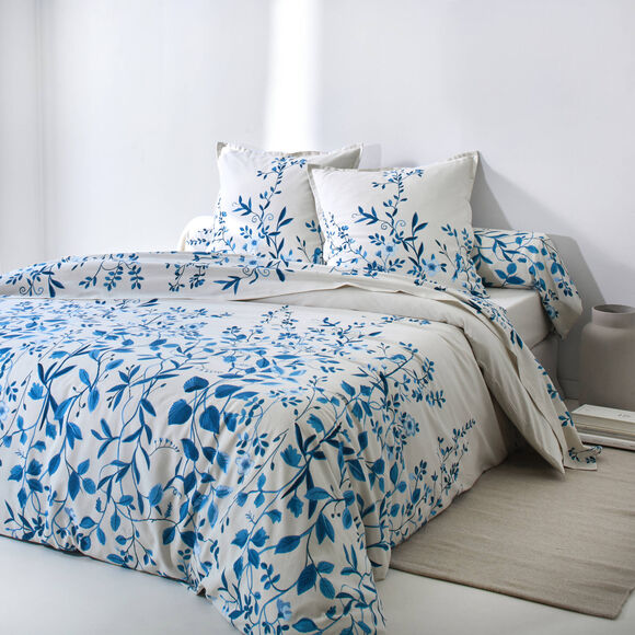 Linge de lit M&eacute;lodie imprim&eacute; - flanelle 150 gr/cm&sup2; (bleu)