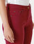 Rekbare 7/8-broek met nauwsluitend model (donkerrood)