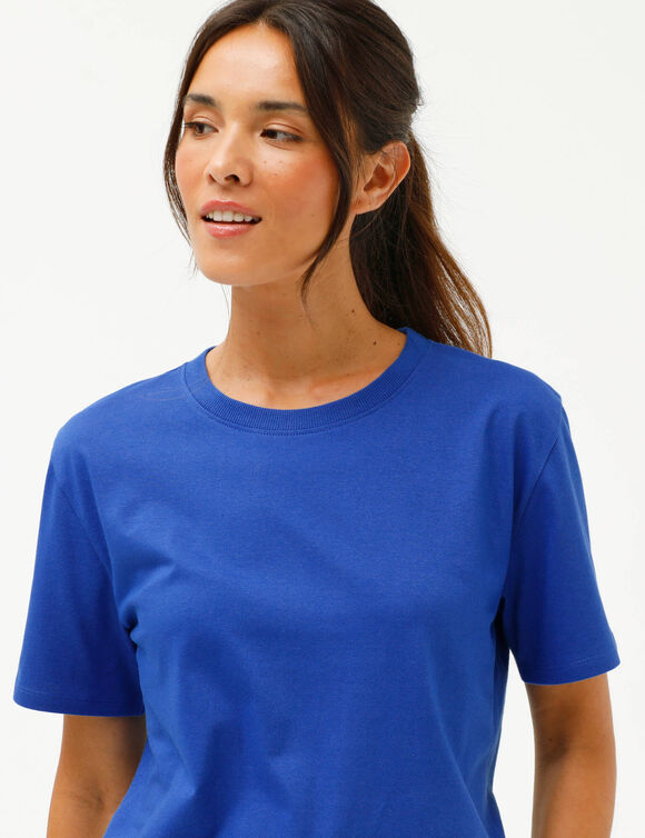 T-shirt met korte mouwen (blauw)