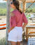 Verstelbare bermuda/short (wit)