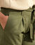 Pantalon cargo coupe chino, taille haute (bronze)