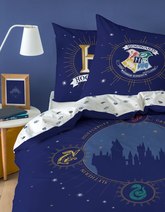 Lakenset kids Harry Potter® 1 persoon - katoen (blauw)