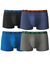Set van 4 boxershorts My Petit Prix Athena&reg; (zwart + marine + blauw)