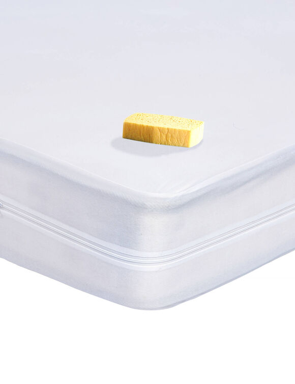 Housse matelas imperméable extensible (blanc)