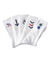 Mi-chaussettes motifs sport - lot de 10 paires (blanc)