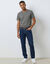 T-shirt col rond manches courtes (gris)