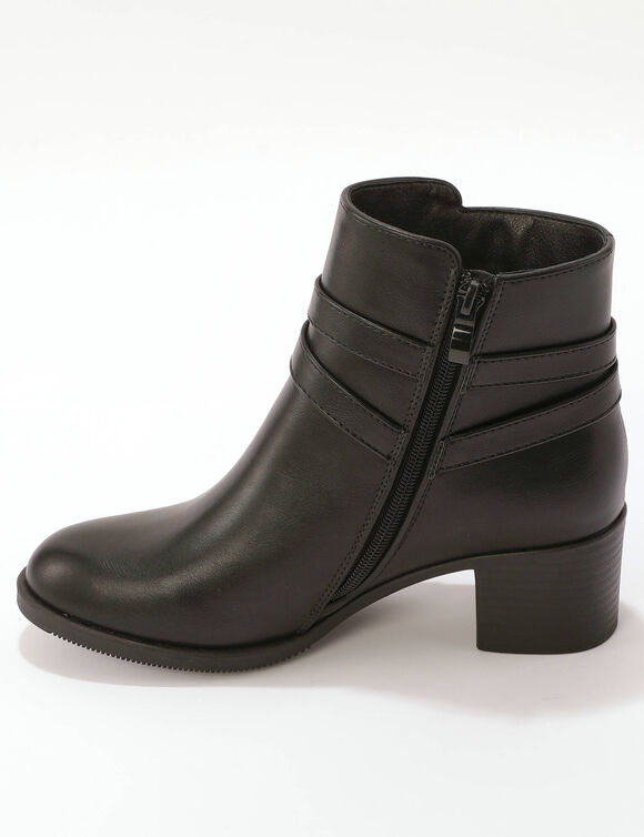 Boots &agrave; talon (noir)