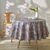 Nappe toile cirée imprimée Oliviers  (taupe grisé)
