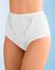 Slip met afslankende pasjes in kant - set van 4 (wit)