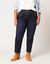Jean mom taille élastiquée (dark blue)