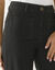 Ruime, rechte jeans, hoge taille, kleine lengte (used black)