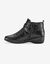 Comfortabele low-boots met sleehak en rits (zwart)