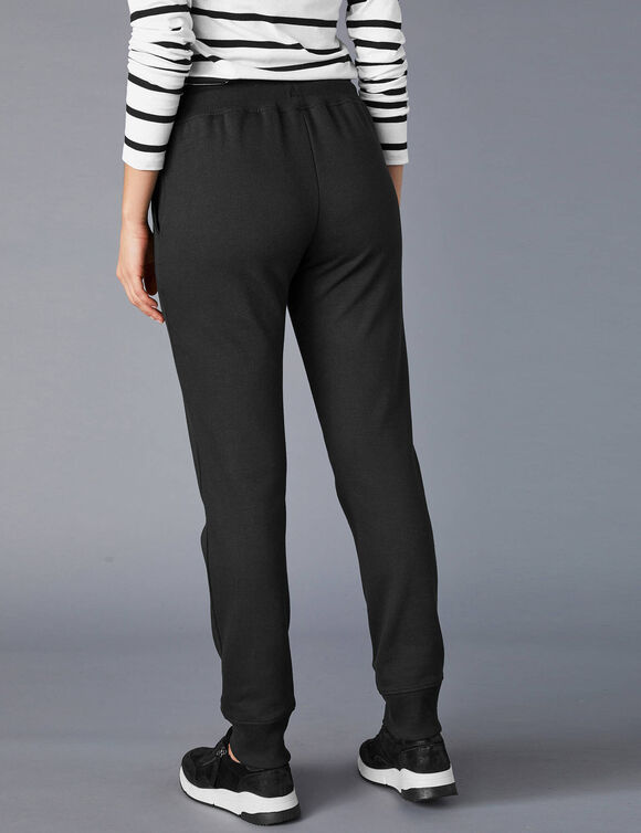 Pantalon jogging en molleton gratté  (noir)