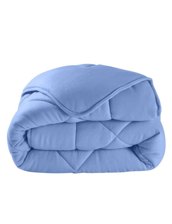 Dekbed in fleece 350g/m2 (blauw)