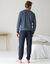 Pyjama imprimé (marine / bleu)