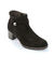 Boots en cuir à talon (noir)