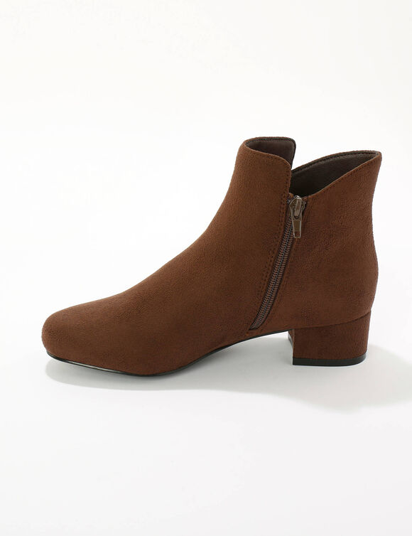 Boots in microvezel (chocolade)