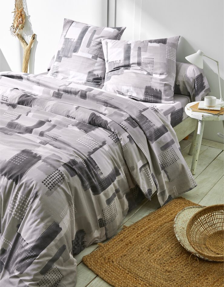 Linge de lit Mani - coton polyester, gris Linge de lit Mani - coton polyester, gris, hi-res image number 4