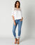 7/8-jeans met borduursel (bleached)