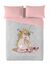 Dekbed in microvezel voor kinderen, Little Unicorn, 200 g/m2 (grijs / roze)