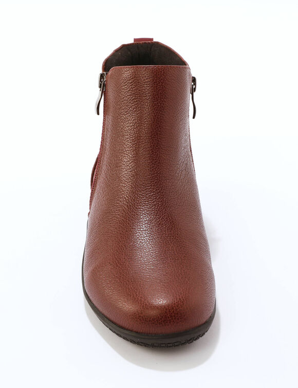 Leren boots (bordeaux)