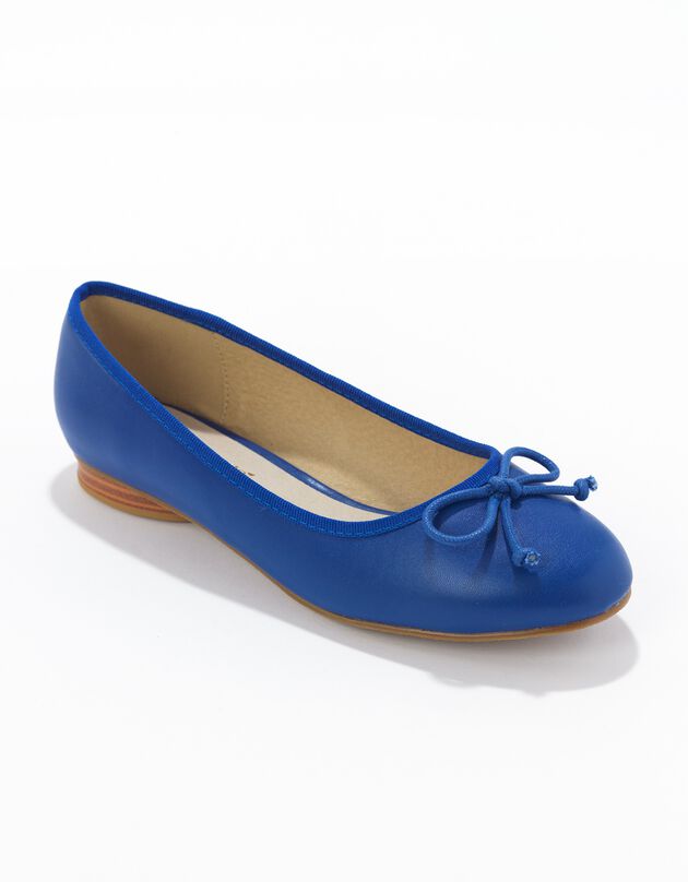Ballerines plates (bleu)