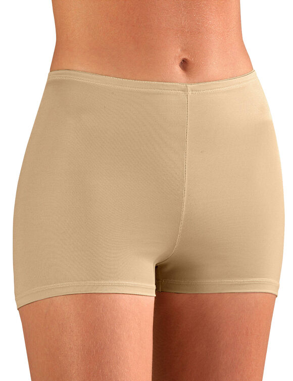 Boxer sculptant sans couture en maille extensible - maintien intense  (peau)