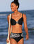 Effen bikinibeha met beugels en drapering (zwart) Effen bikinibeha met beugels en drapering (zwart)