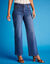 Stretchjeans met ruim model, kleine lengte (stone)