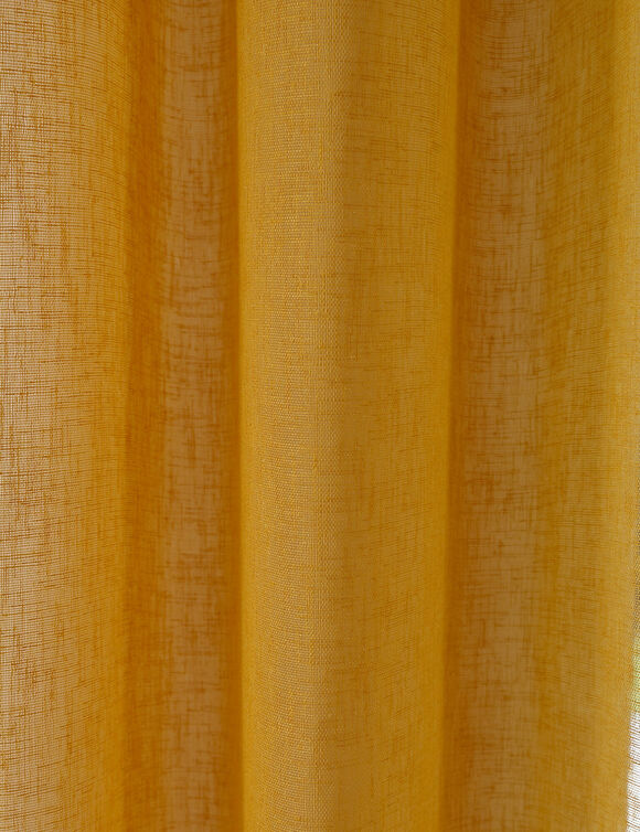 Voilage uni étamine (jaune)