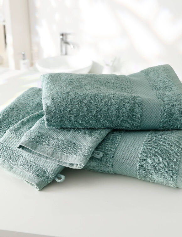 Badstof in katoen - 350g/m2 (groen)