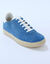 Vintage sneakers in splitleer, gekleurd (blauw)