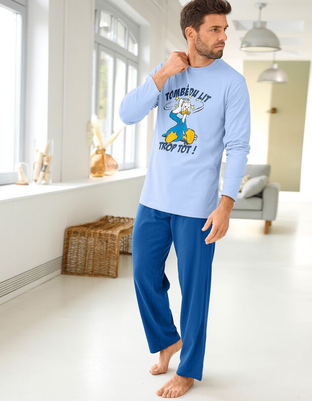 Pyjama Donald met lange mouwen (blauw / marine)