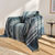 Plaid jet&eacute; multicolore coton tissage artisanal (bleu marine)