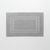 Tapis de bain éponge double liteau (gris)