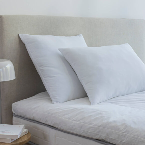 Hoofdkussen in microvezel, medium comfort (wit)