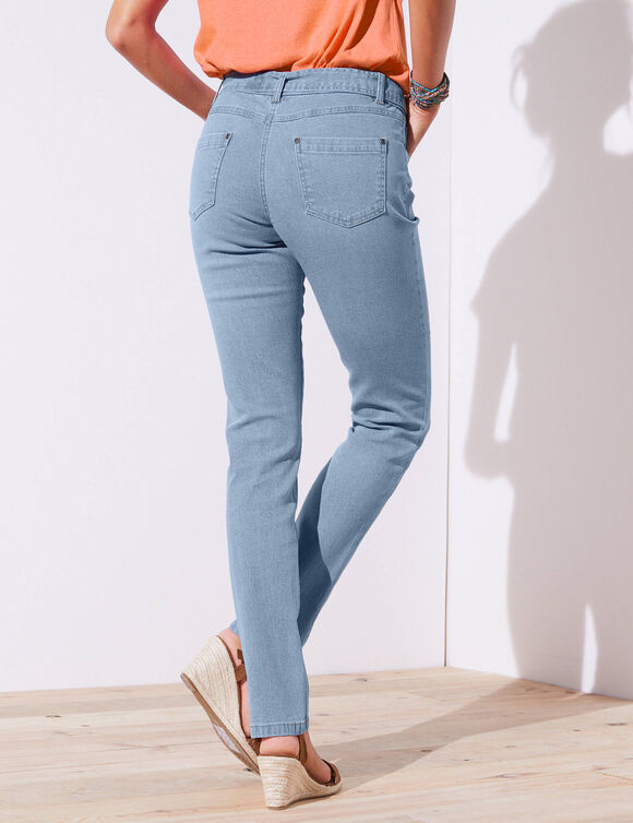 Jean droit, Sp&eacute;cial Petites (bleached)