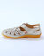 Schoenen in soepel leer (zilverkleurig)