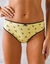 Culotte coton forme midi imprimé motifs "abeilles"assortis – Lot de 4  (noir / jaune)