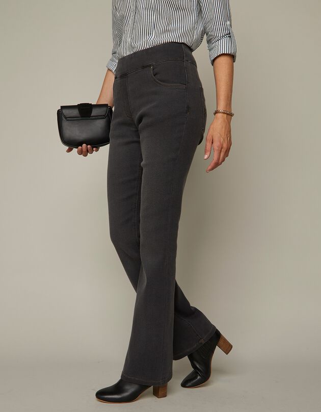 Jean bootcut ultra stretch, denim (gris) Jean bootcut ultra stretch, denim (gris)