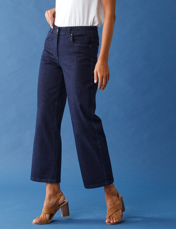 Jean droit 7/8&egrave;me (brut)