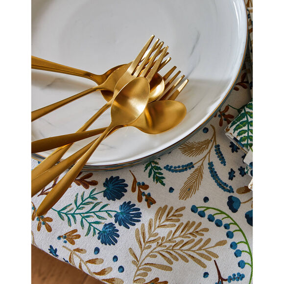 Bestek in goudkleurig inox, 16-delig (goudkleurig)